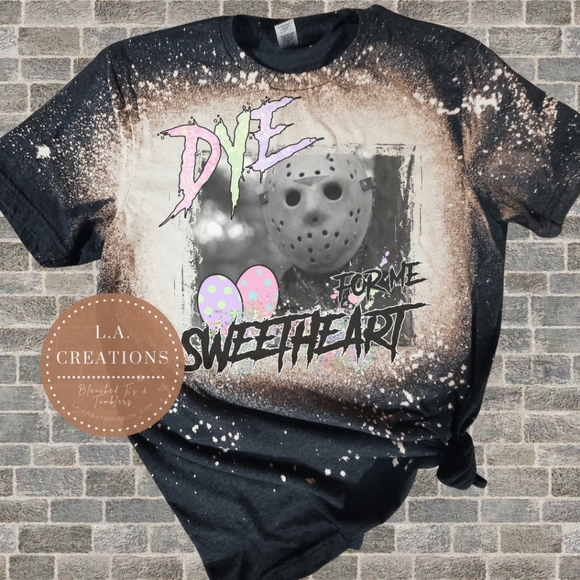 Jason Dye for me sweetheart Easter - Bleached Tee - Picture 1 of 1